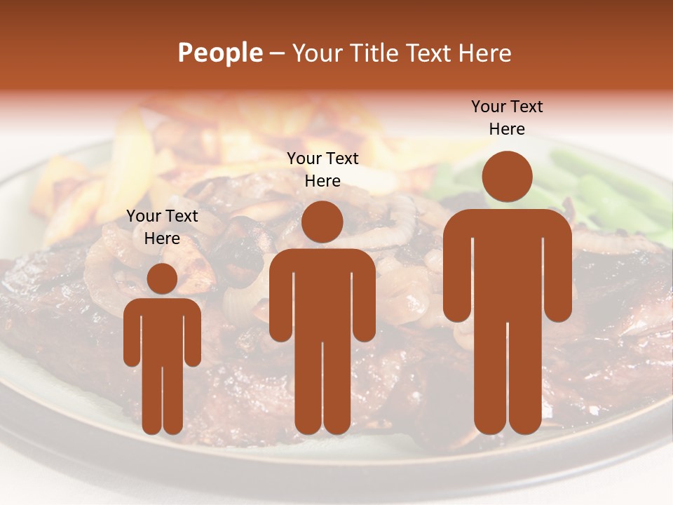 Vegetable Protein Steak PowerPoint Template