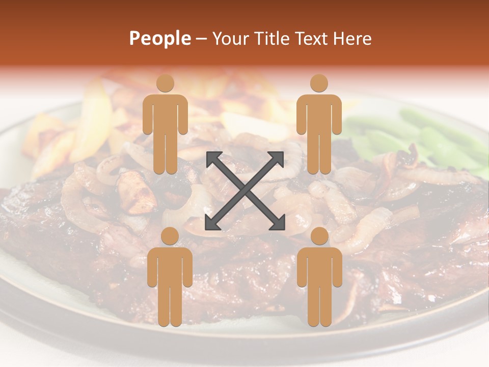 Vegetable Protein Steak PowerPoint Template