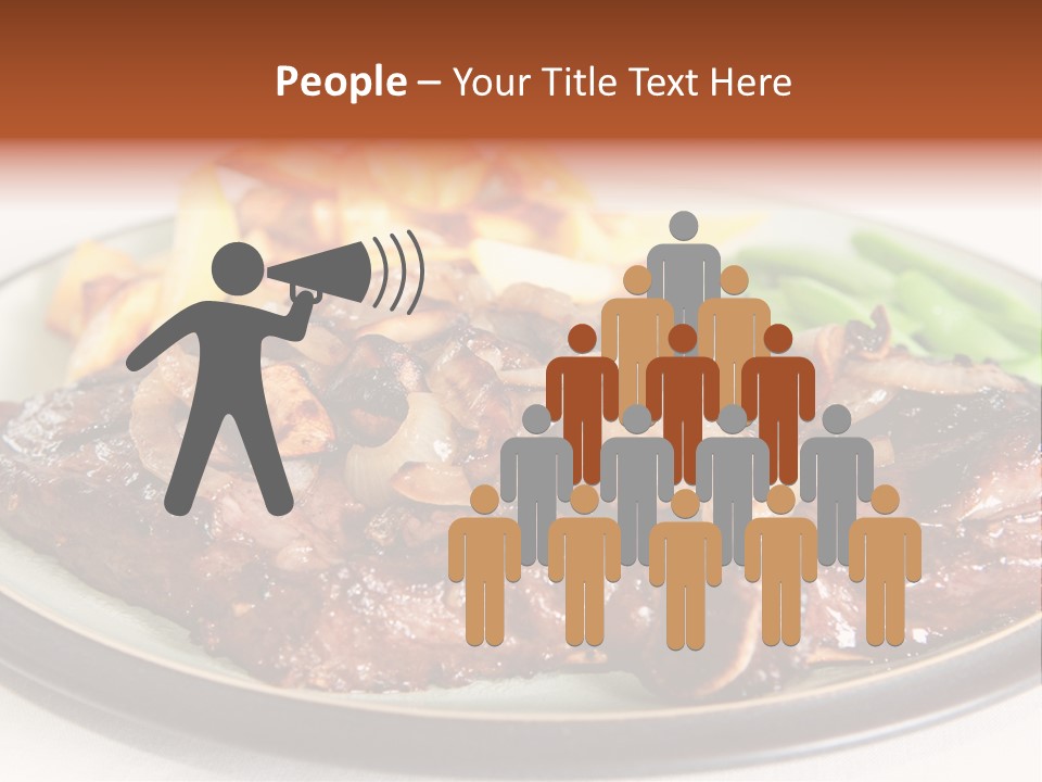 Vegetable Protein Steak PowerPoint Template