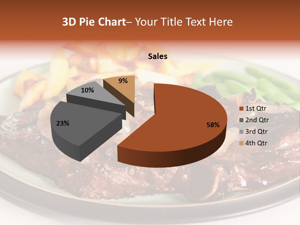 Vegetable Protein Steak PowerPoint Template