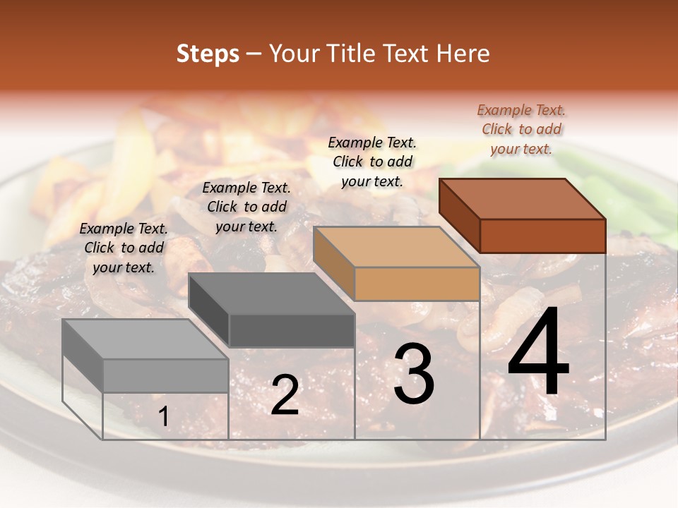 Vegetable Protein Steak PowerPoint Template