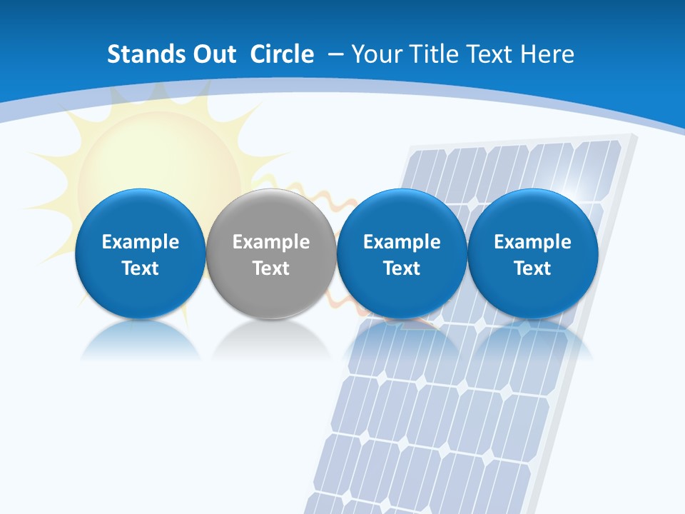 Development Electric Outlet PowerPoint Template