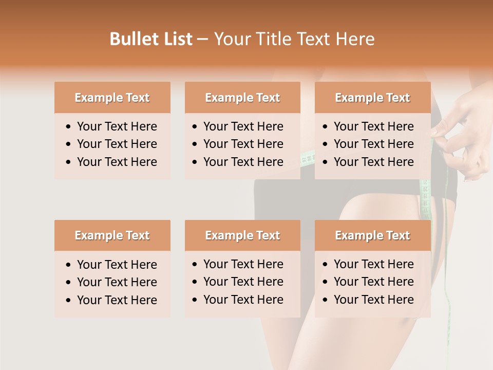 Losing Beautiful Belly PowerPoint Template