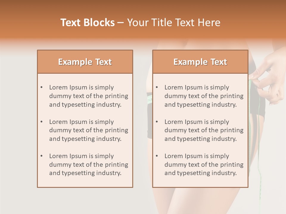 Losing Beautiful Belly PowerPoint Template
