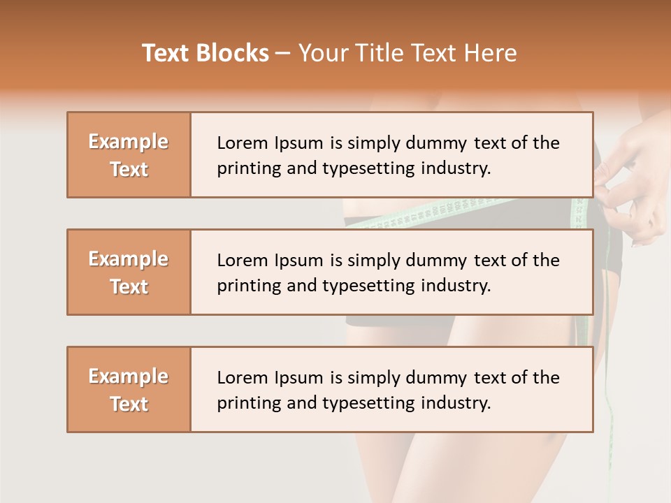 Losing Beautiful Belly PowerPoint Template