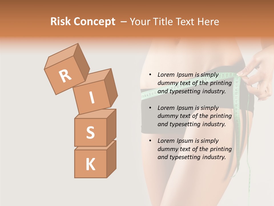 Losing Beautiful Belly PowerPoint Template