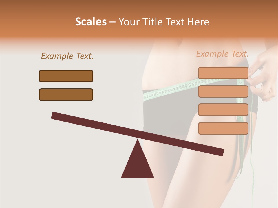 Losing Beautiful Belly PowerPoint Template