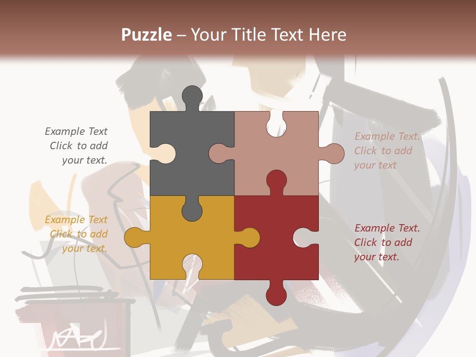 Examination The Boss A Question PowerPoint Template