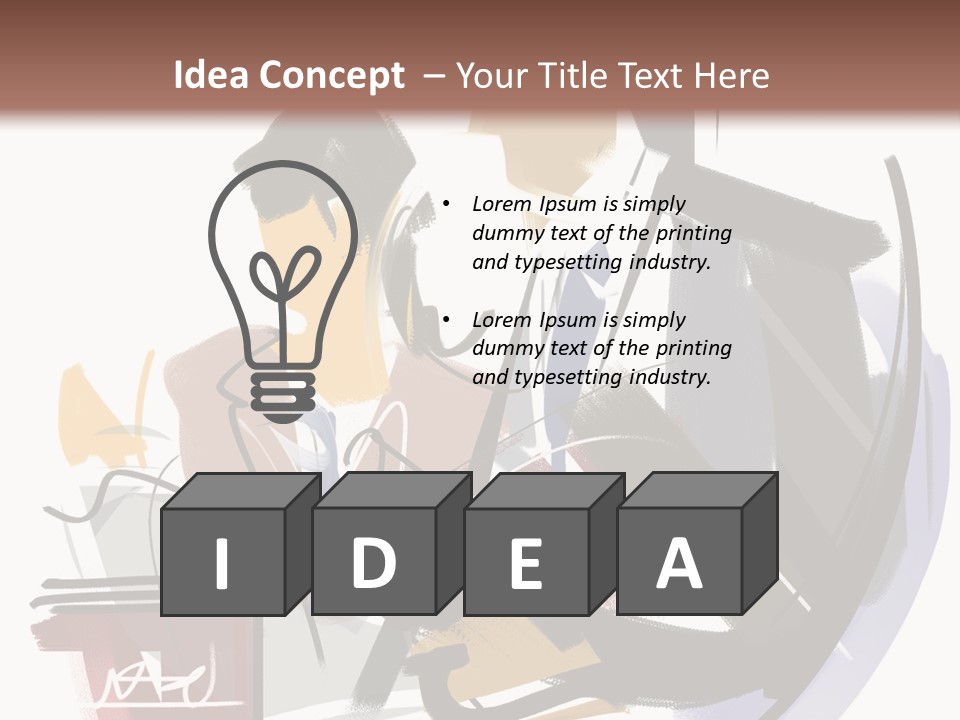 Examination The Boss A Question PowerPoint Template