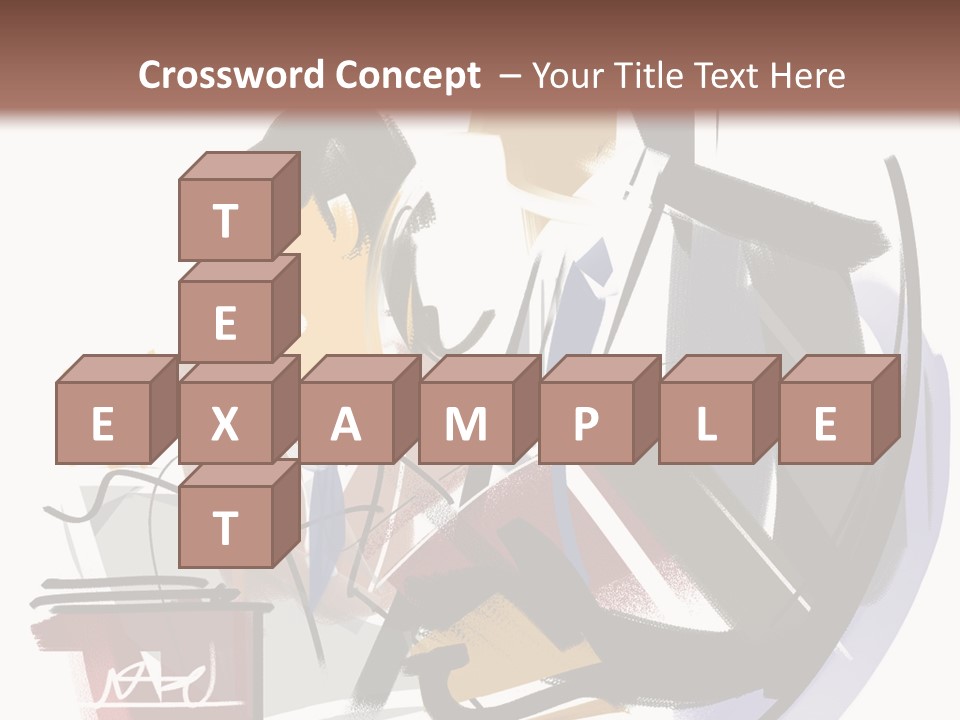 Examination The Boss A Question PowerPoint Template