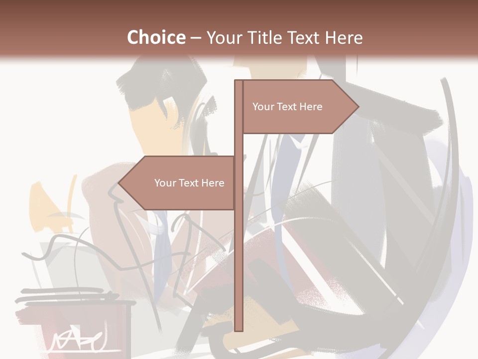 Examination The Boss A Question PowerPoint Template