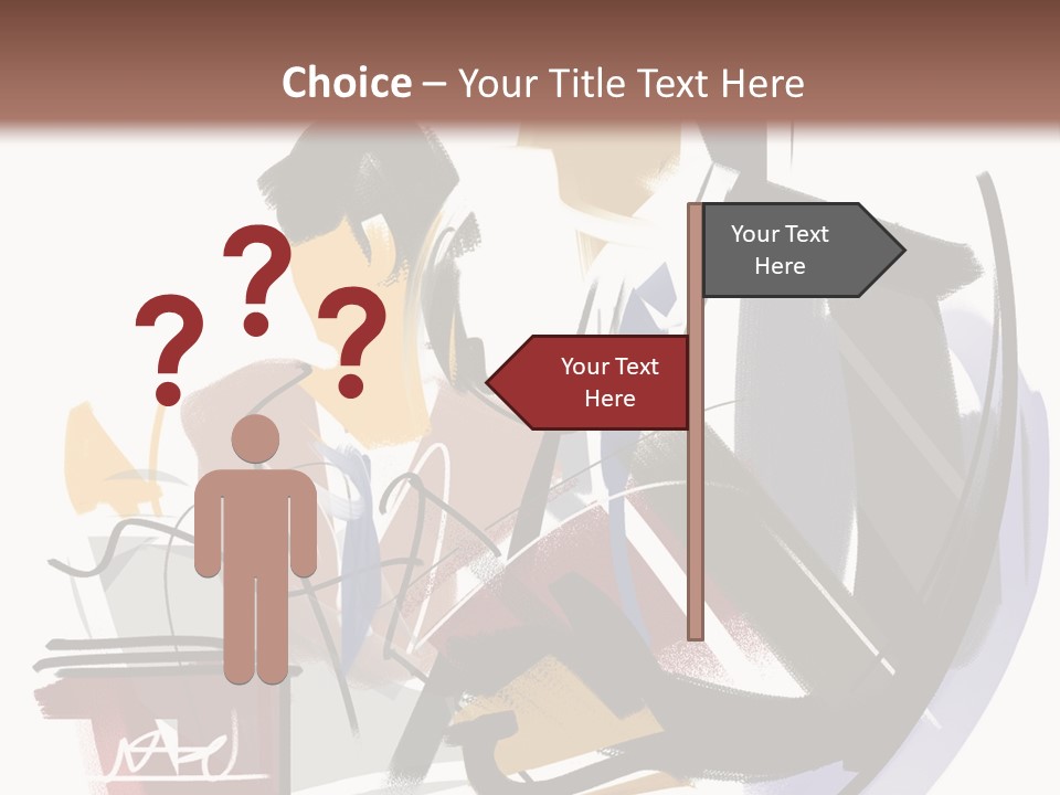 Examination The Boss A Question PowerPoint Template