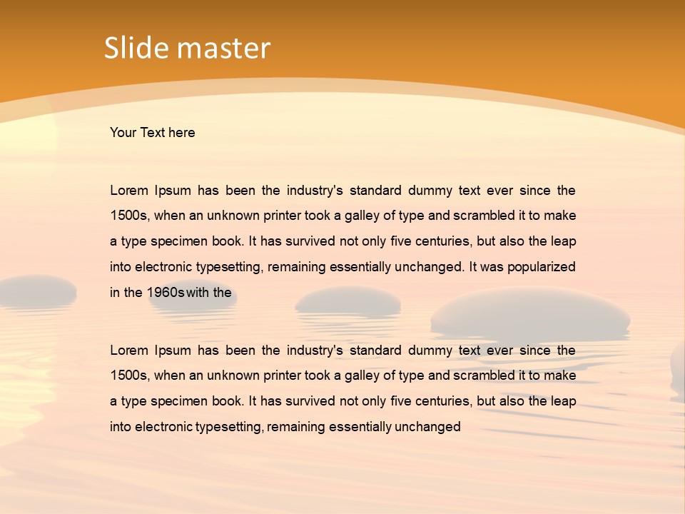 Background Natural Relaxation PowerPoint Template