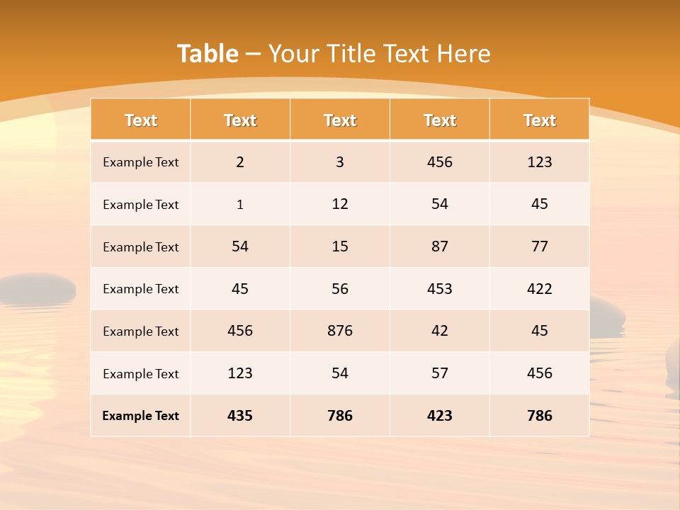 Background Natural Relaxation PowerPoint Template