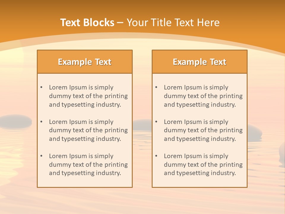 Background Natural Relaxation PowerPoint Template