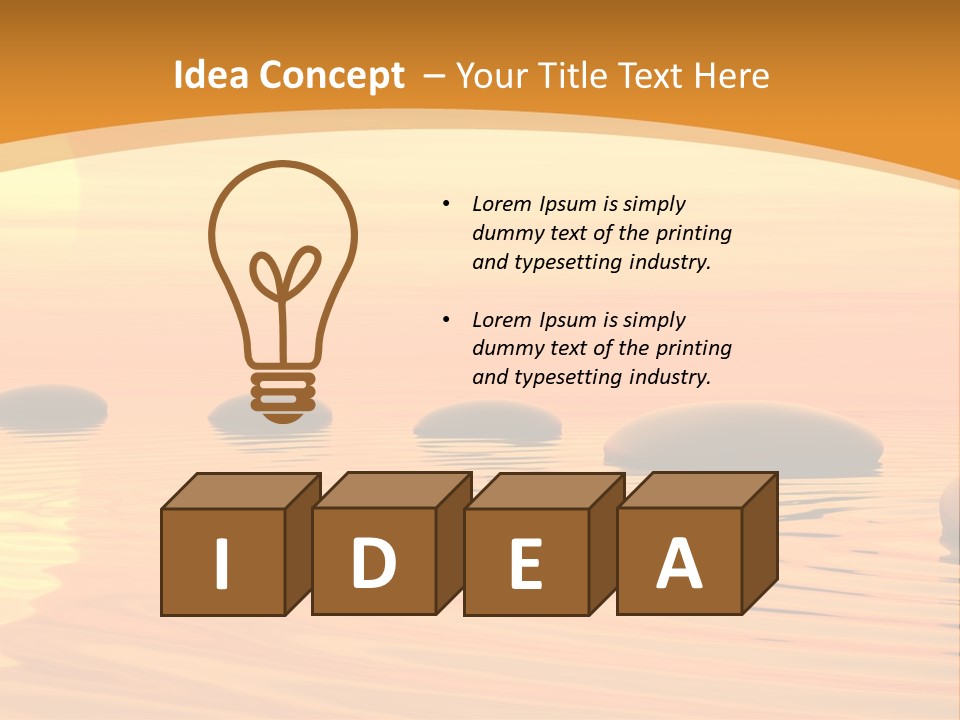 Background Natural Relaxation PowerPoint Template