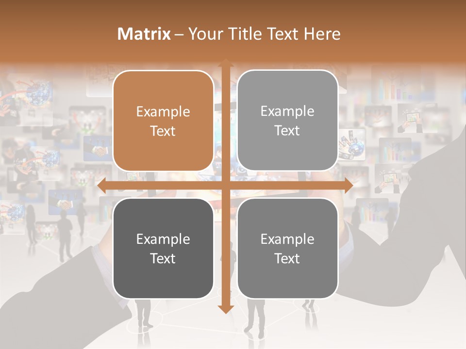 A Person Holding Up A Tablet With A Picture On It PowerPoint Template