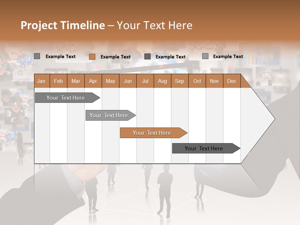 A Person Holding Up A Tablet With A Picture On It PowerPoint Template