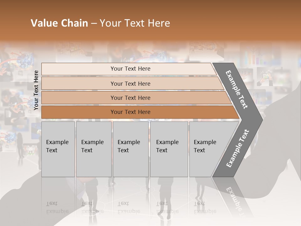 A Person Holding Up A Tablet With A Picture On It PowerPoint Template