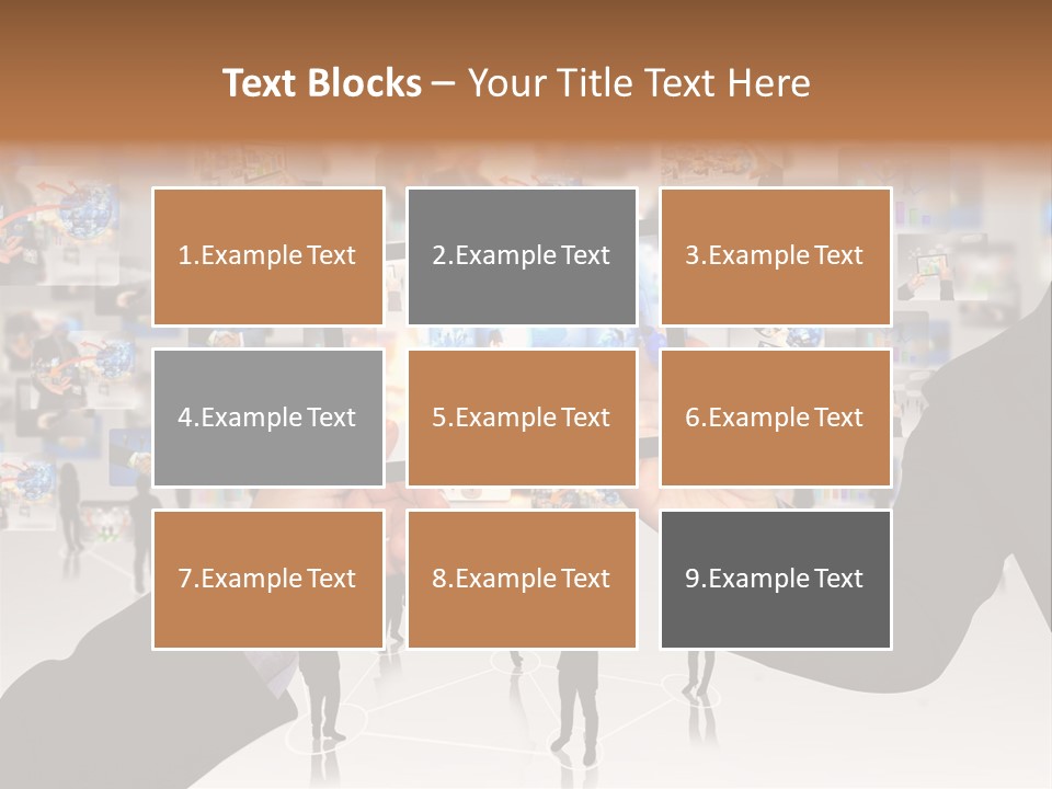 A Person Holding Up A Tablet With A Picture On It PowerPoint Template