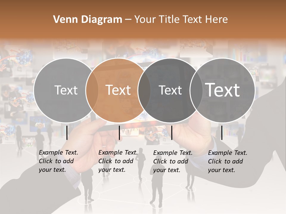 A Person Holding Up A Tablet With A Picture On It PowerPoint Template