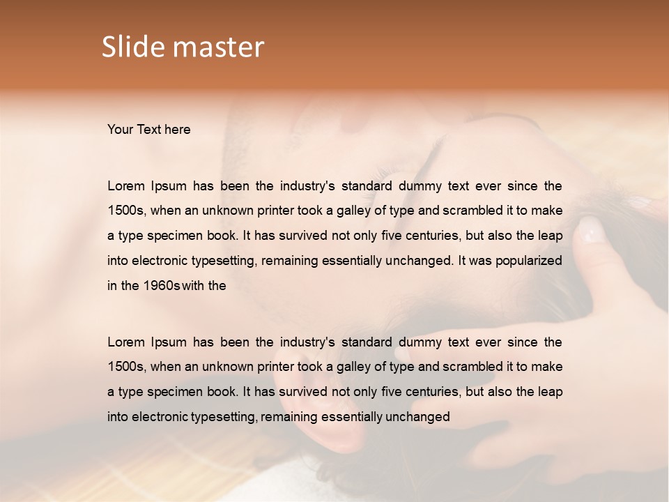 Teach Tribune Figure PowerPoint Template