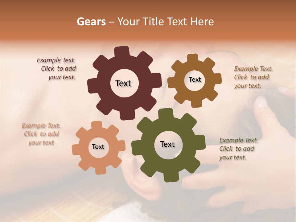 Teach Tribune Figure PowerPoint Template