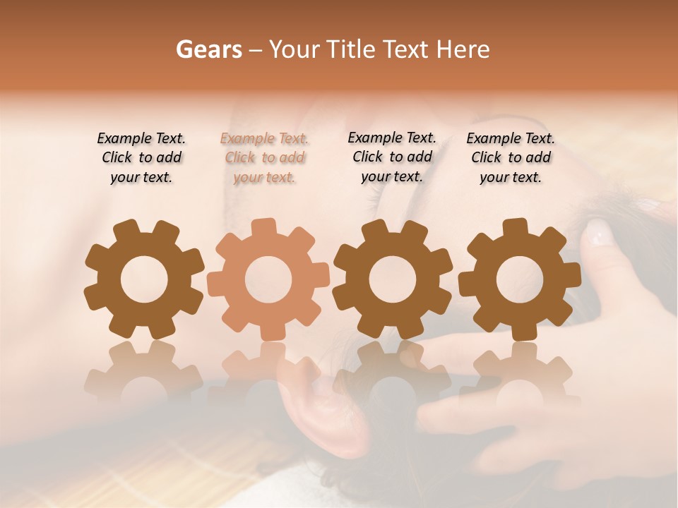 Teach Tribune Figure PowerPoint Template