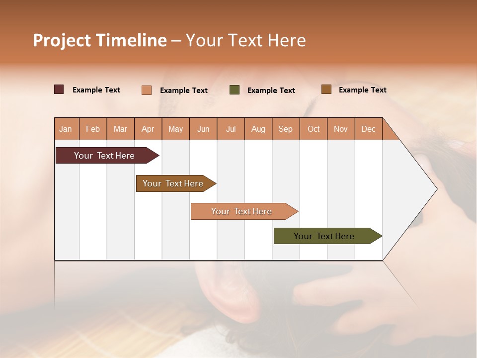 Teach Tribune Figure PowerPoint Template