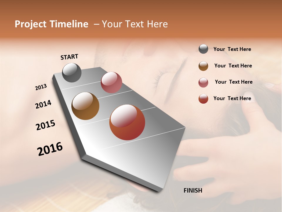 Teach Tribune Figure PowerPoint Template