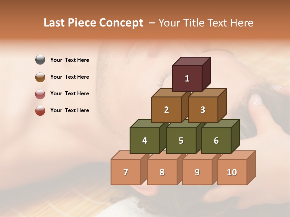 Teach Tribune Figure PowerPoint Template