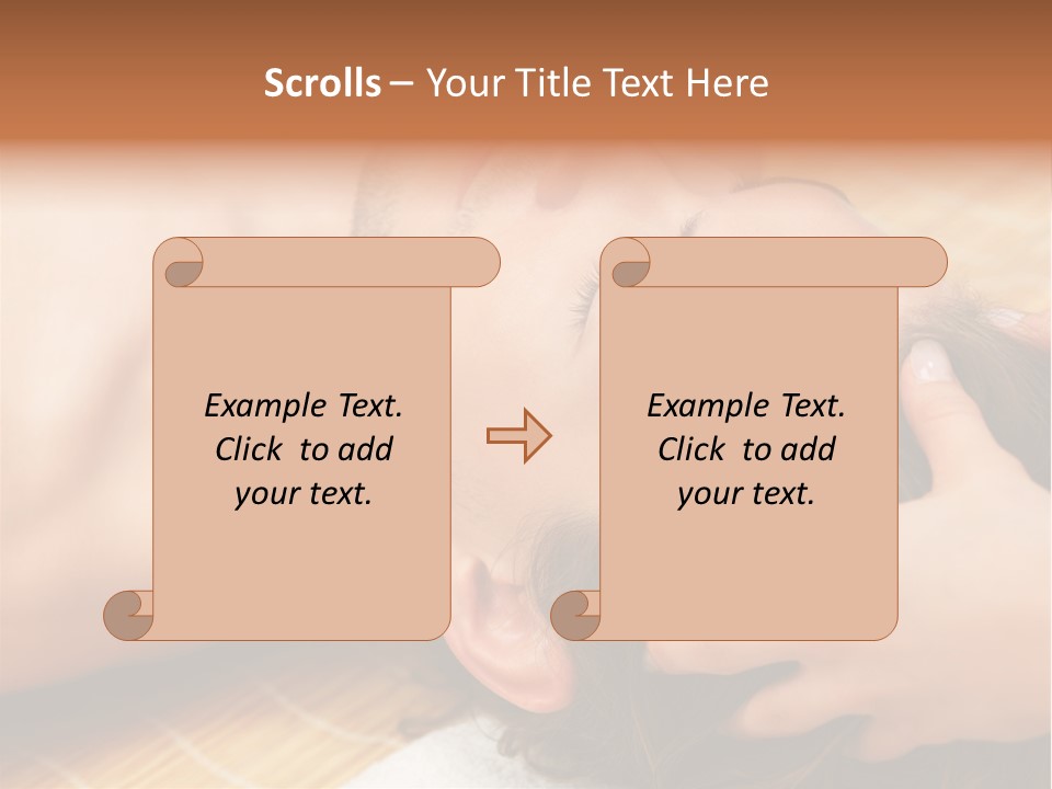Teach Tribune Figure PowerPoint Template