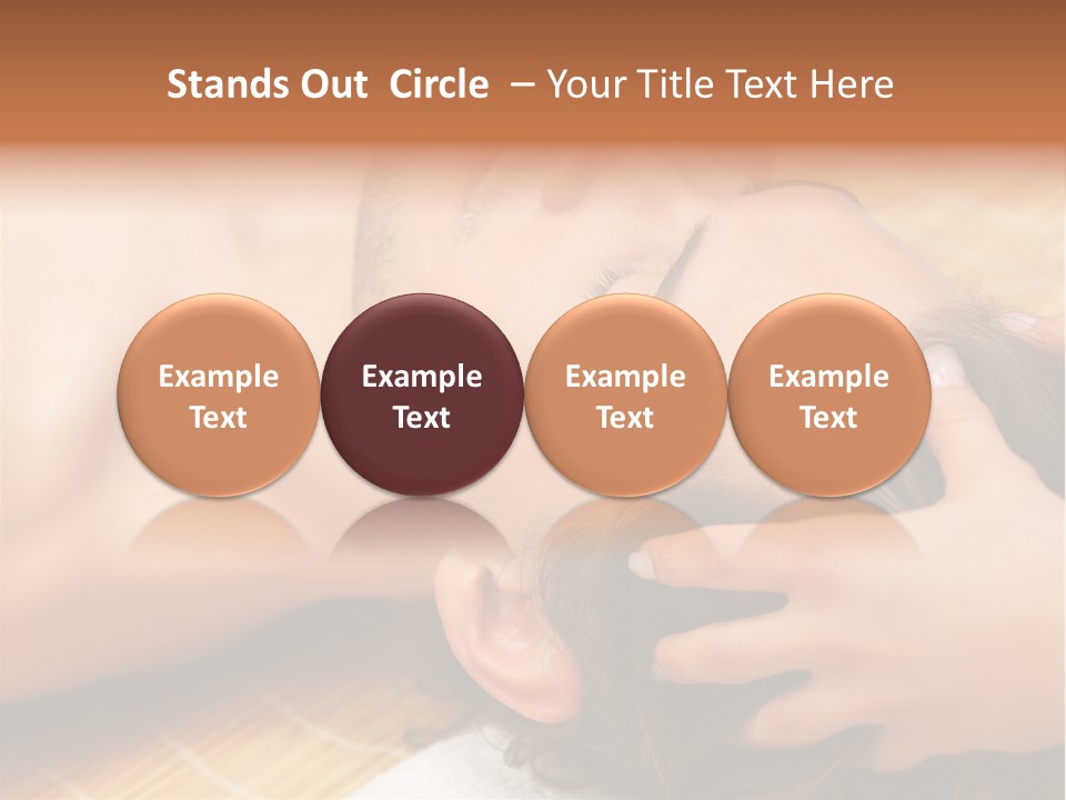 Teach Tribune Figure PowerPoint Template