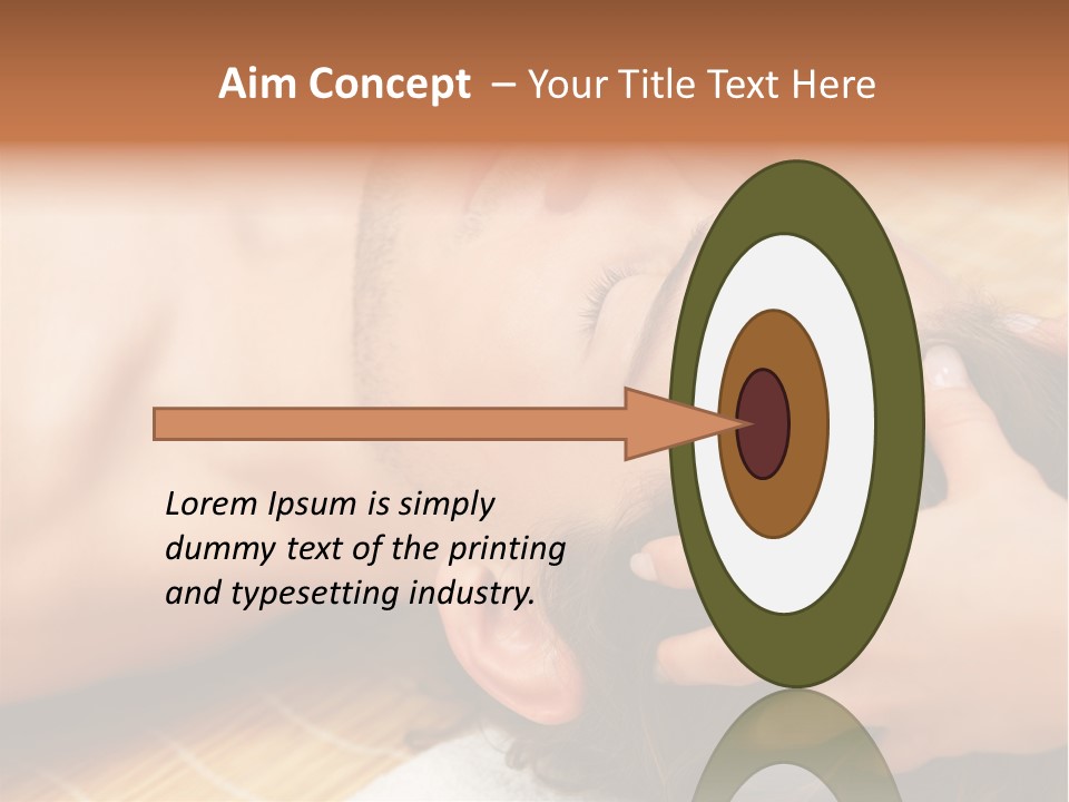 Teach Tribune Figure PowerPoint Template