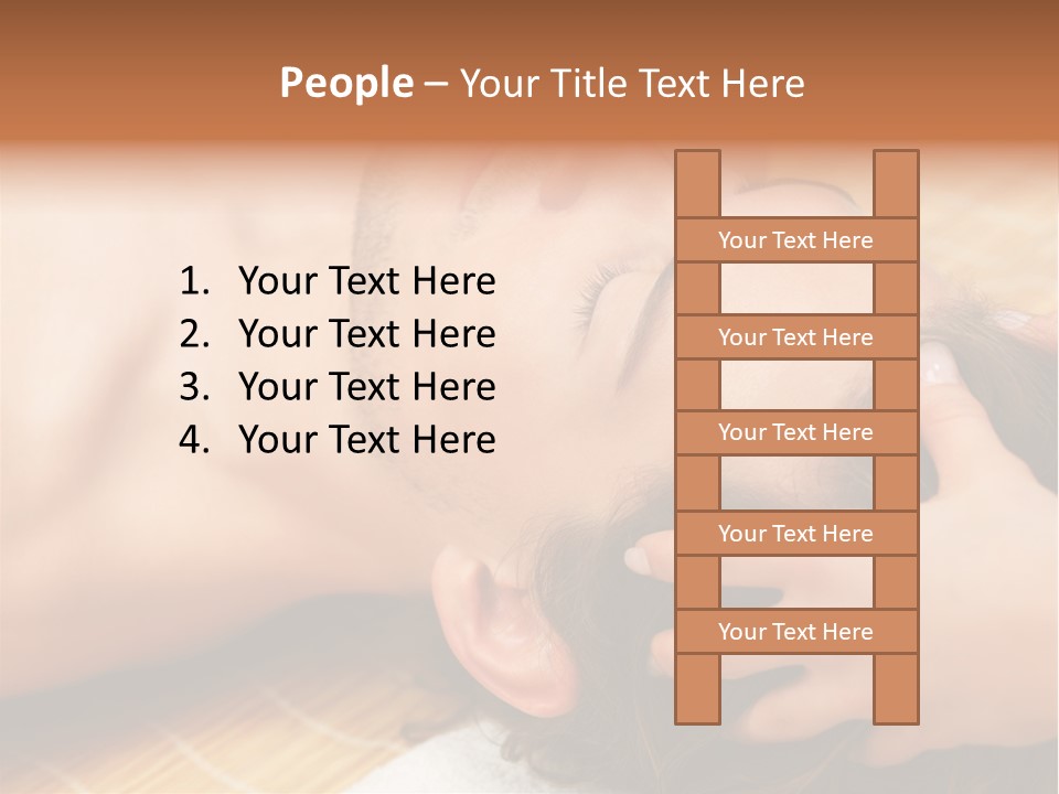 Teach Tribune Figure PowerPoint Template