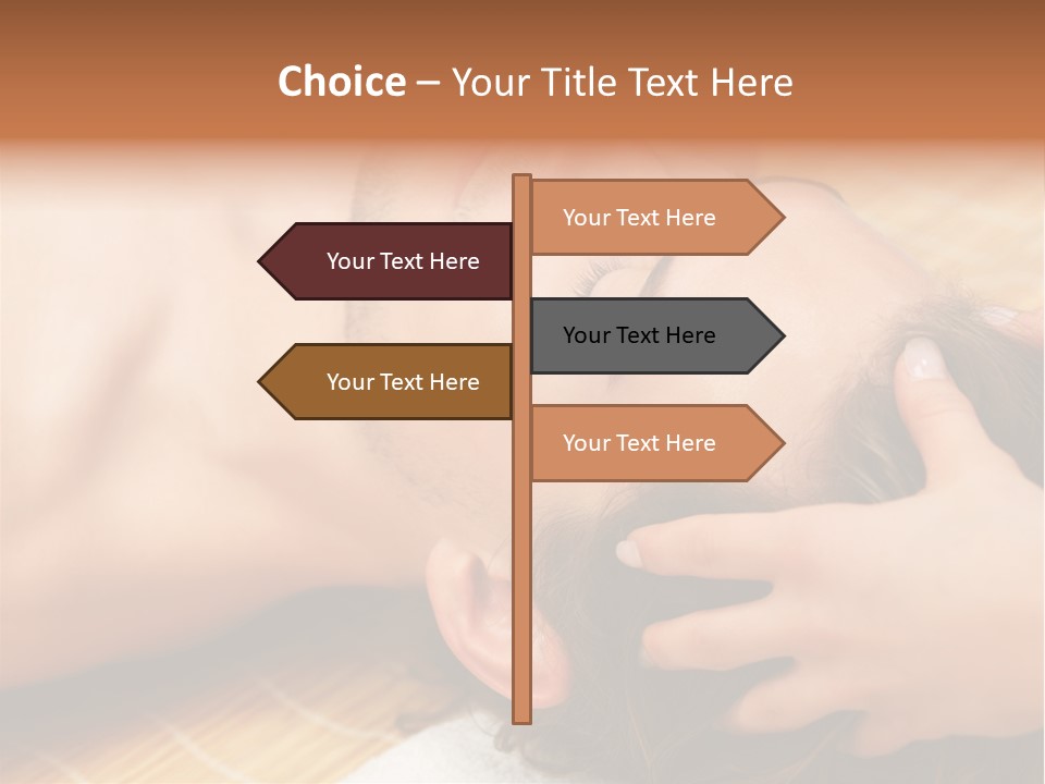 Teach Tribune Figure PowerPoint Template