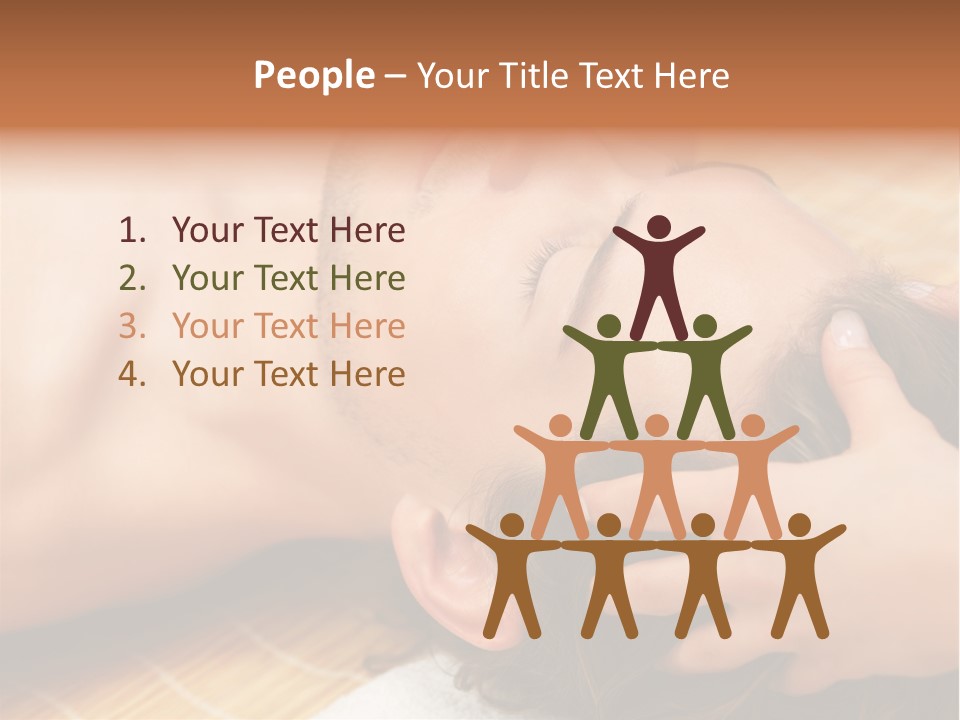 Teach Tribune Figure PowerPoint Template