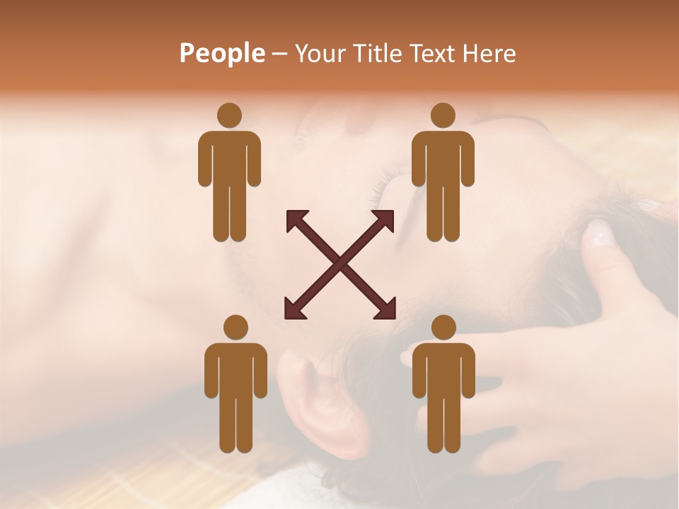 Teach Tribune Figure PowerPoint Template