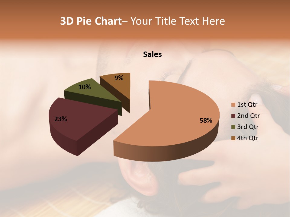 Teach Tribune Figure PowerPoint Template