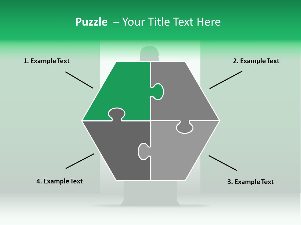 Teach Tribune Figure PowerPoint Template