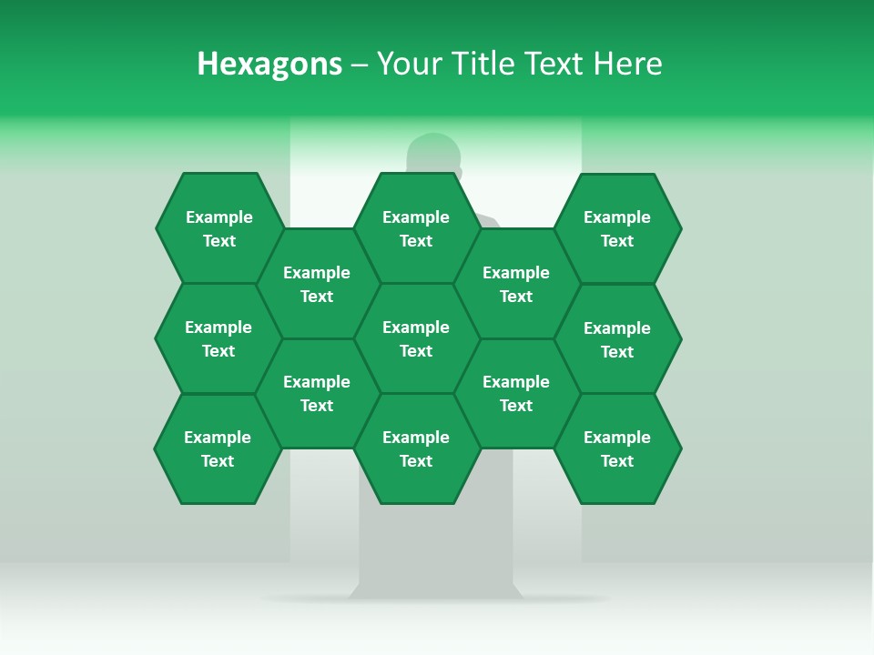 Teach Tribune Figure PowerPoint Template