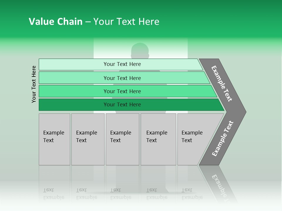 Teach Tribune Figure PowerPoint Template