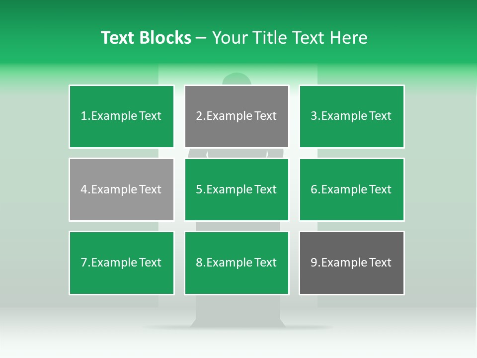 Teach Tribune Figure PowerPoint Template