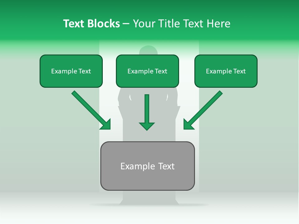 Teach Tribune Figure PowerPoint Template