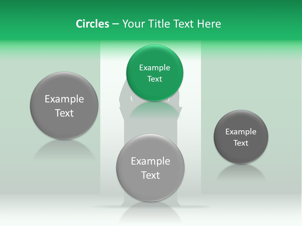 Teach Tribune Figure PowerPoint Template