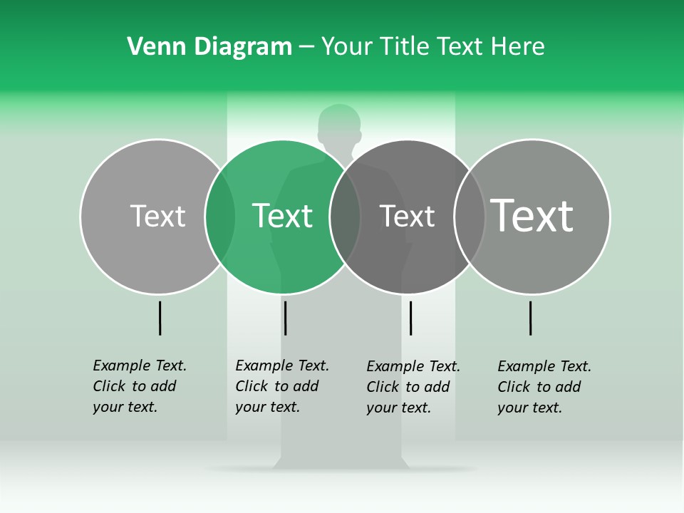 Teach Tribune Figure PowerPoint Template