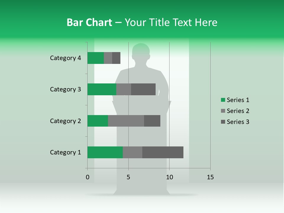 Teach Tribune Figure PowerPoint Template