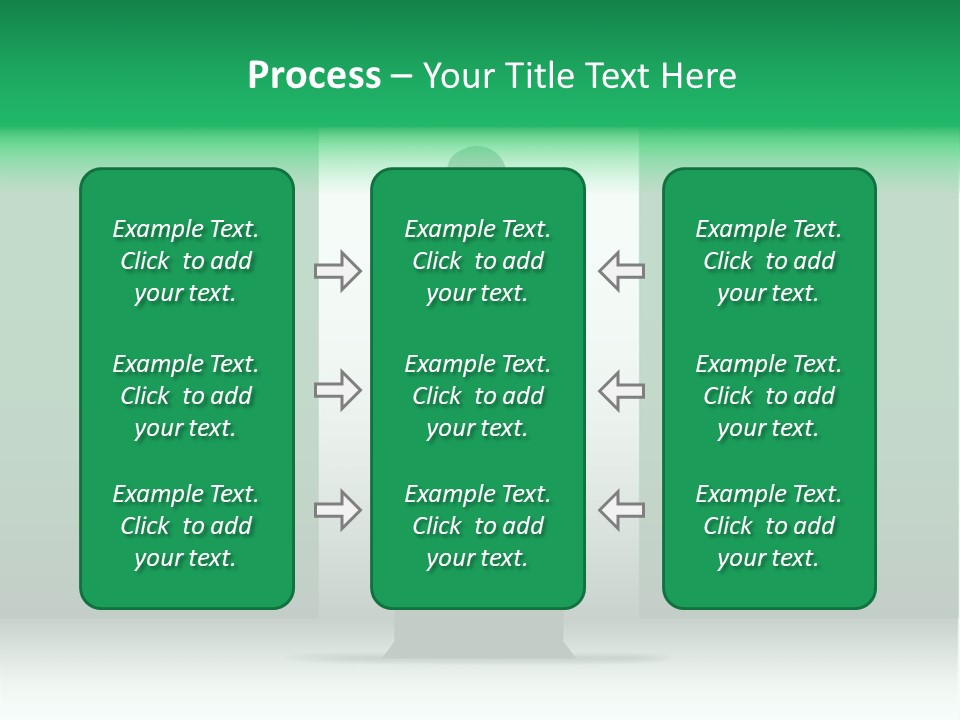 Teach Tribune Figure PowerPoint Template