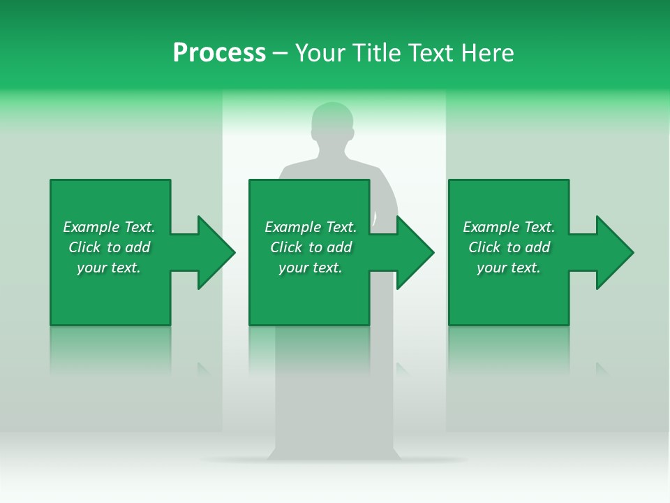 Teach Tribune Figure PowerPoint Template