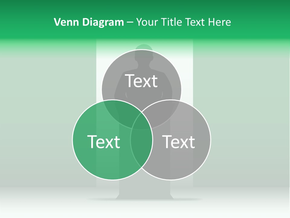 Teach Tribune Figure PowerPoint Template